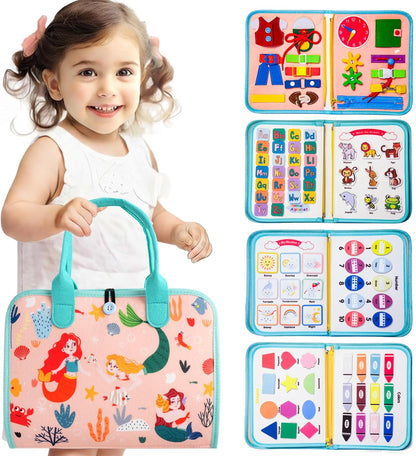 Montessori Toddler Busy Board Activity Book