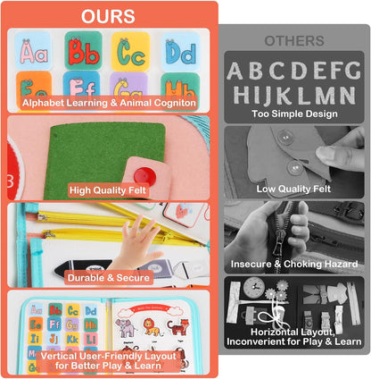 Montessori Toddler Busy Board Activity Book