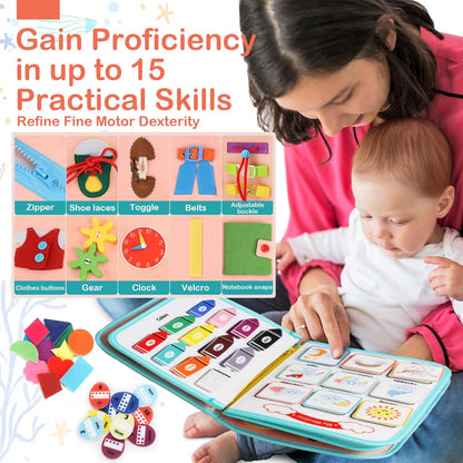 Montessori Toddler Busy Board Activity Book